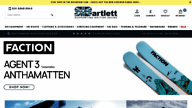 What Skibartlett.com website looks like in 2024 