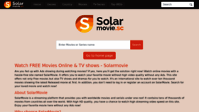 What Solarmovie.to website looks like in 2024 
