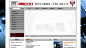 What Sierrainstruments.cn website looks like in 2024 