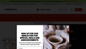 What Sheffield-pottery.com website looks like in 2024 