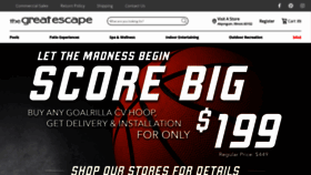 What Shopthegreatescape.com website looks like in 2024 