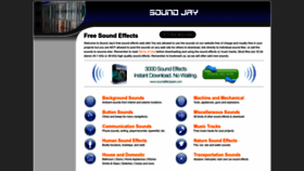 What Soundjay.com website looks like in 2024 
