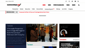 What Suarasurabaya.net website looks like in 2024 