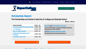 What Supercollege.com website looks like in 2024 
