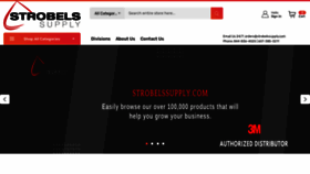 What Strobelssupply.com website looks like in 2024 