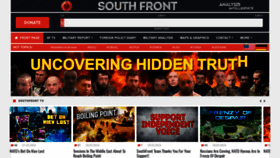 What Southfront.press website looked like in 2024 (1 year ago)