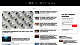 What Spikeprotein.news website looks like in 2024 