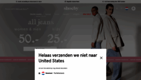 What Shoeby.nl website looks like in 2024 