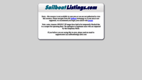 What Sailboatlistings.com website looks like in 2024 