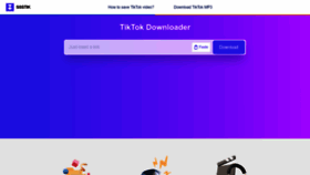 What Ssstik.io website looks like in 2024 