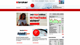What Sbroker.de website looks like in 2024 