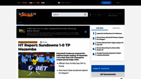 What Soccerladuma.co.za website looks like in 2024 