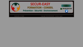What Secur-easy.fr website looks like in 2024 