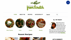 What Servedfromscratch.com website looks like in 2024 