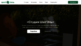 What Shapel.ru website looks like in 2024 
