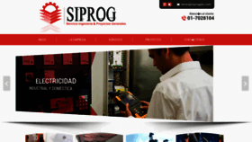 What Siprogperu.com website looks like in 2024 