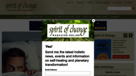 What Spiritofchange.org website looks like in 2024 