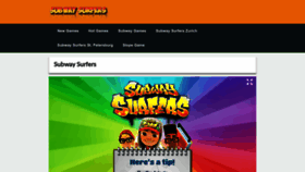 What Subwaysurfersgame.io website looks like in 2024 