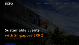 What Singaporeexpo.com.sg website looks like in 2024 