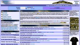 What Snowheads.com website looks like in 2024 