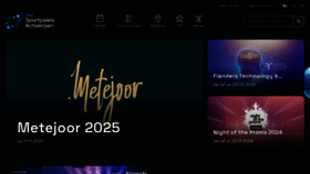 What Sportpaleis.be website looks like in 2024 
