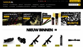 What Shogun.nl website looks like in 2024 