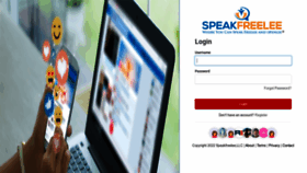 What Speakfreelee.com website looks like in 2024 