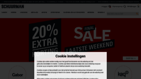 What Schuurman-schoenen.nl website looks like in 2024 