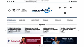 What Skarzysko24.pl website looks like in 2024 