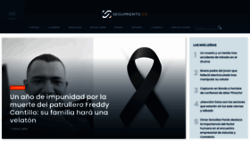 What Seguimiento.co website looks like in 2024 