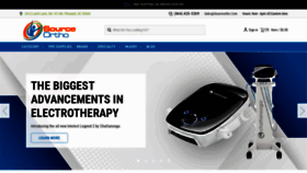 What Sourceortho.net website looked like in 2024 (1 year ago)