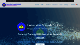 What Serambimekkah.ac.id website looks like in 2024 