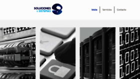 What Solucionesysistemas.com website looks like in 2024 