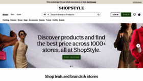 What Shopstyle.com.au website looks like in 2024 