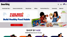 What Smartivity.in website looked like in 2024 (1 year ago)