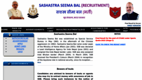 What Ssbrectt.gov.in website looked like in 2024 (1 year ago)