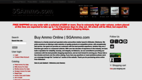What Sgammo.com website looks like in 2024 