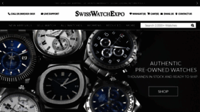 What Swisswatchexpo.com website looks like in 2024 