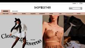 What Shop2gether.com.br website looks like in 2024 