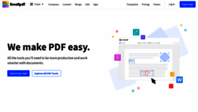 What Smallpdf.com website looks like in 2024 