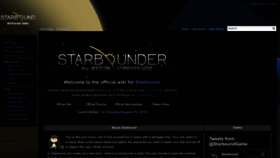 What Starbounder.org website looks like in 2024 