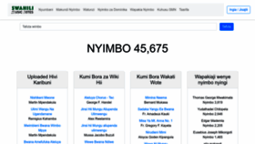 What Swahilimusicnotes.com website looked like in 2024 (2 years ago)