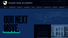 What Shadysideacademy.org website looks like in 2024 