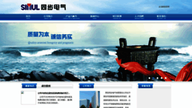 What Simul-china.com website looks like in 2024 