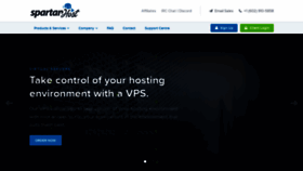 What Spartanhost.org website looked like in 2024 (1 year ago)