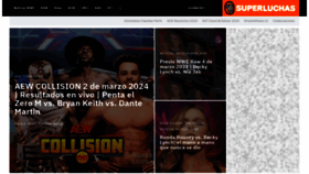 What Superluchas.com website looks like in 2024 