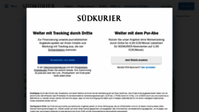What Suedkurier.de website looks like in 2024 
