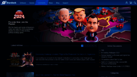 What Stardock.net website looked like in 2024 (1 year ago)