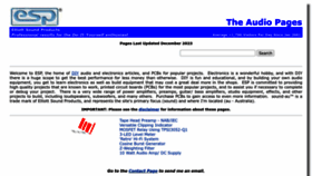 What Sound-au.com website looks like in 2024 
