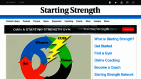 What Startingstrength.com website looks like in 2024 